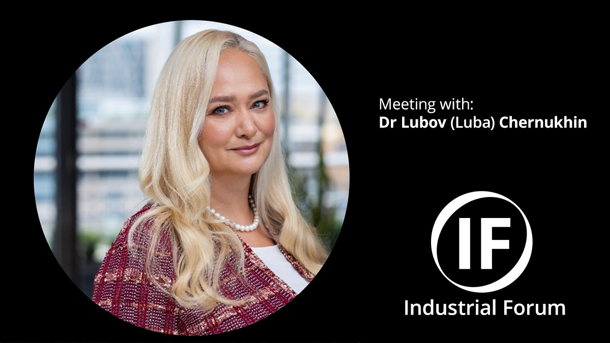 Meeting with: Dr Lubov (Luba) Chernukhin